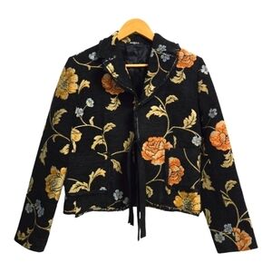 Beatrice Italia Embroidered Textured Blazer Jacket